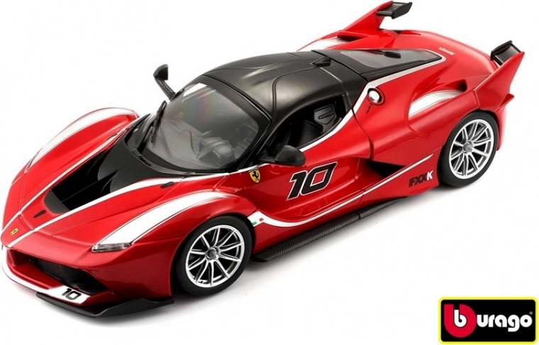 Bburago 1:24 Ferrari Racing FXX K Metallisk Rød
