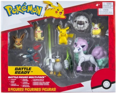 Pokémon sæt med 8 figurer