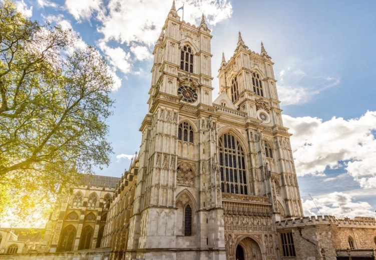 Puslespil Westminster Abbey om foråret 1000 brikker