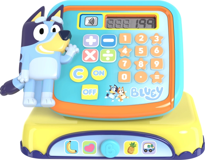 Bluey-kasseapparat med lydeffekter, 18 cm
