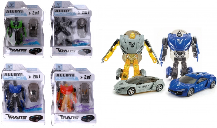 Autorobot i metal 11 cm