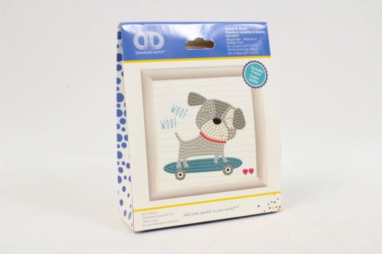 Diamond Dotz Skate i woof – kreativ diamantbroderi