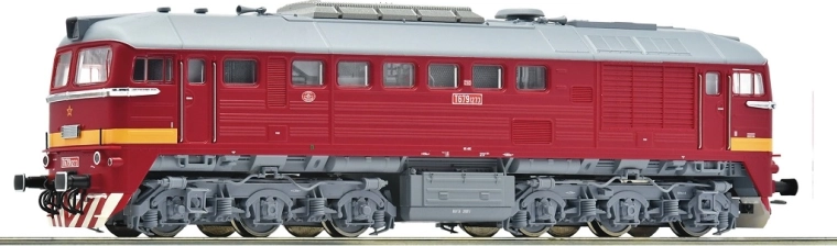 Roco diesellokomotiv T679.1 Sergej ČSD digital med lyd