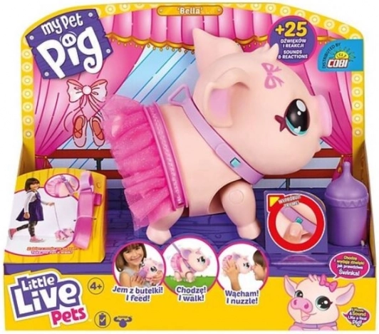 Interaktiv figur Little Live Pets Ballerina Pig