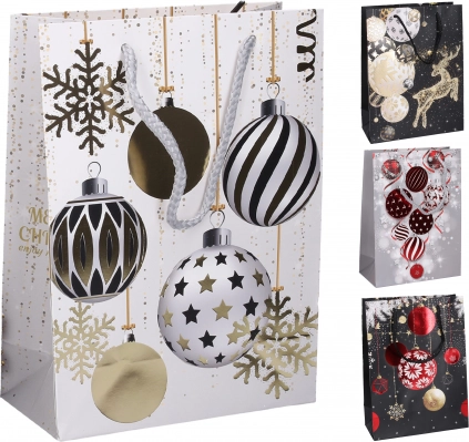 Gavepose str. L 31 × 40 × 12 cm – julemotiv