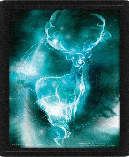 3D-billede Harry Potter - Patronus