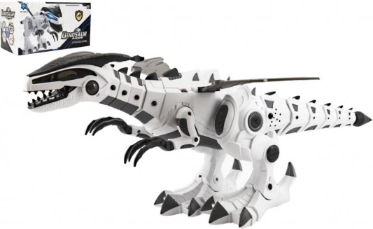 Gående dinosaur 40 cm med lyd og lys på batteri