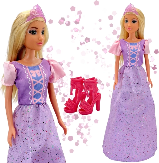Glitrende prinsessebalkjole
