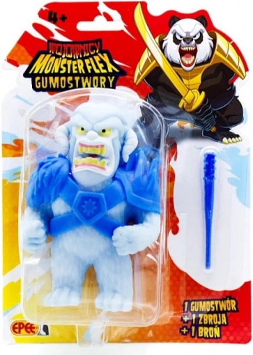 Figur Gummiskabninger Krigere Yeti med kølle