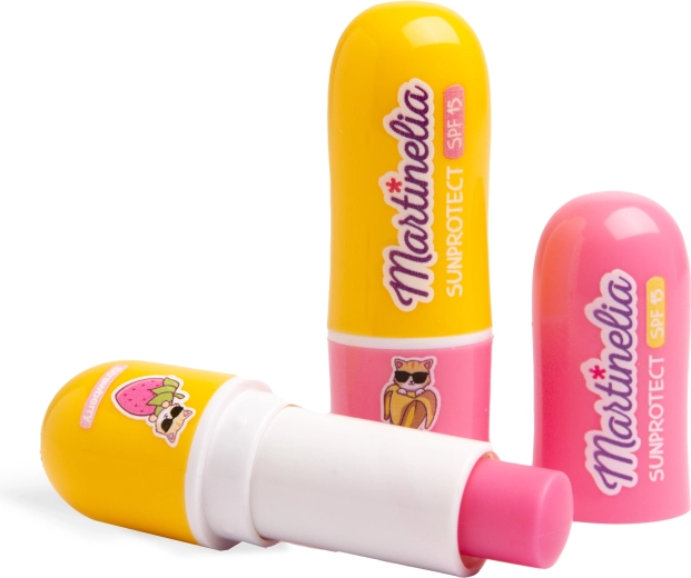 Beskyttelse af læberne med SPF 15