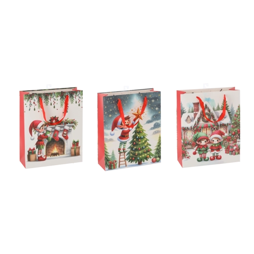 Gavepose julealf 26 × 32 × 10 cm