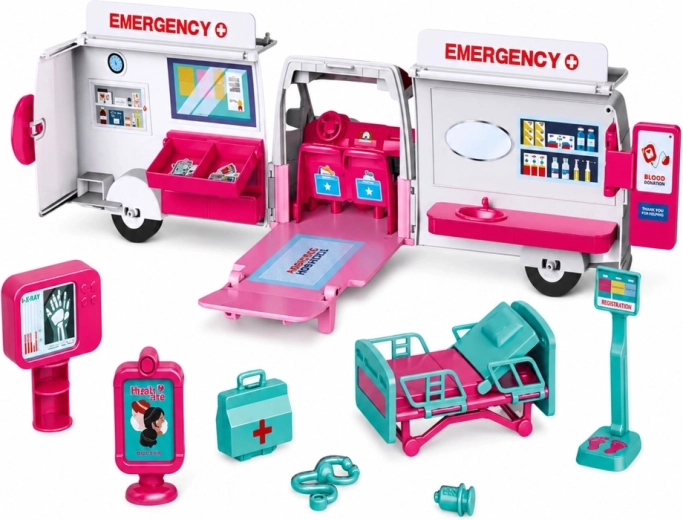 Ambulance, der bliver til et mini-hospital