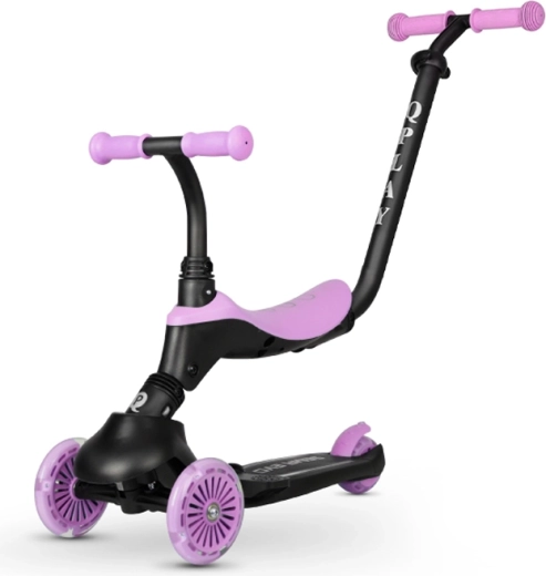 2-i-1: balancecykel med sæde og klassisk løbehjul