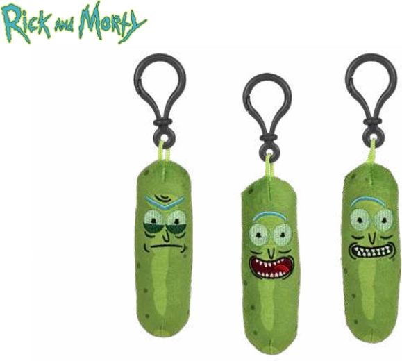 Plys-nøglering med Pickle Rick fra Rick and Morty