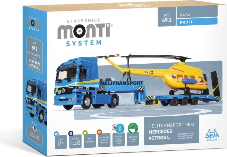 SEVA Monti System Helitransport MI-2 Mercedes Actros L byggesæt