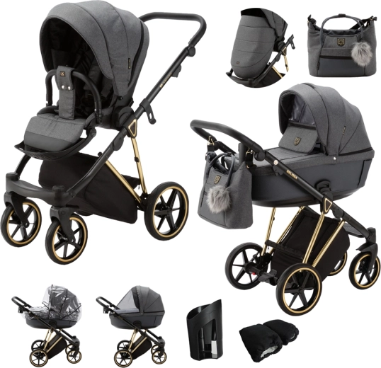 Adamex Belissa Special Edition kombivogn grafit/guld