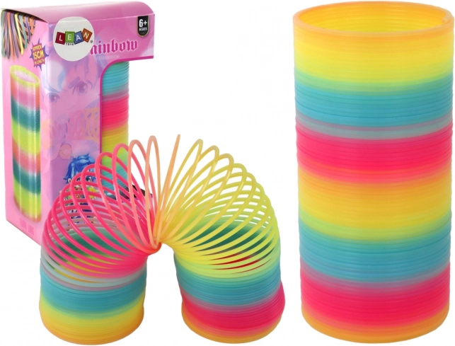 Farverig magisk stressaflastende fjeder 15 CM Legetøj