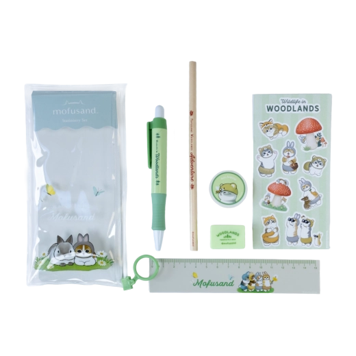 Mofusand lille kreativt skolesæt Woodlands
