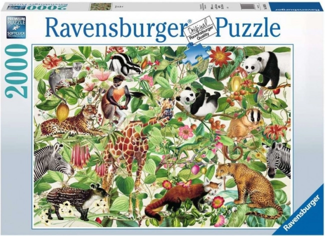 Ravensburger puslespil Jungle 2000 brikker