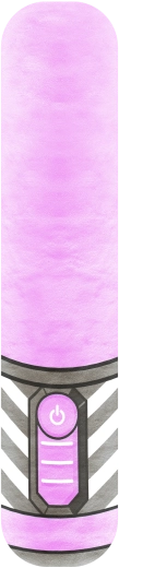 Fluffy Fighterz lysende plyssværd pink