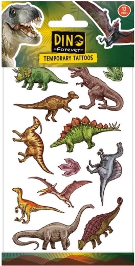 Midlertidige tatoveringer dinosaurer
