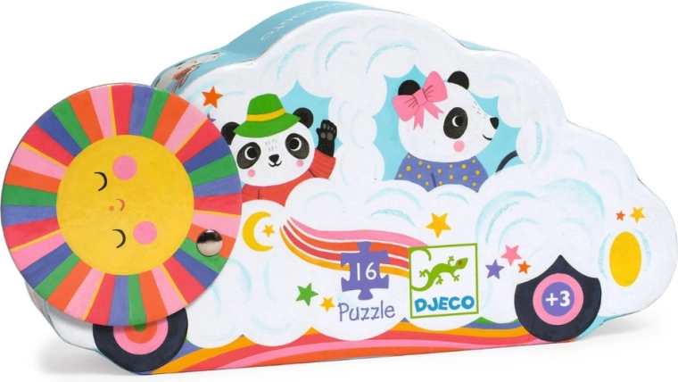 Djeco puzzle skybil (16 brikker)