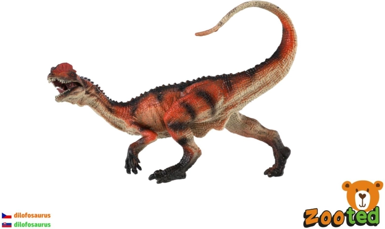 Dilofosaurus dinosaur i plast 15 cm