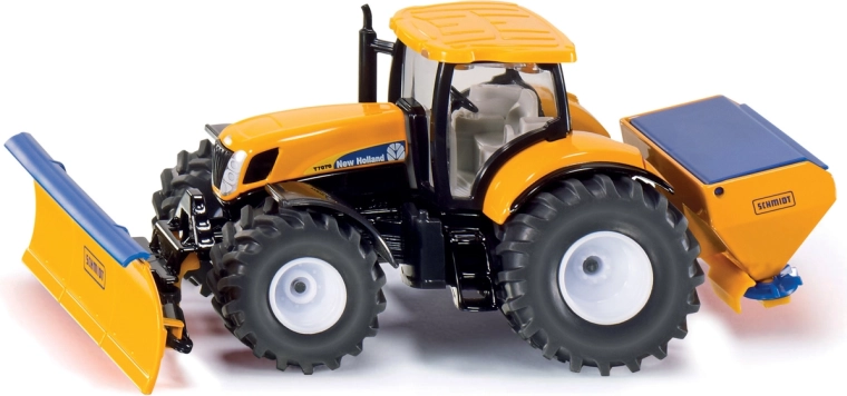 SIKU Super traktor med frontskær og saltspreder