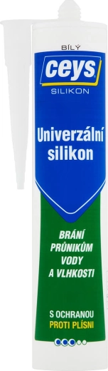 Universel hvid silikonefugemasse 280 ml CEYS