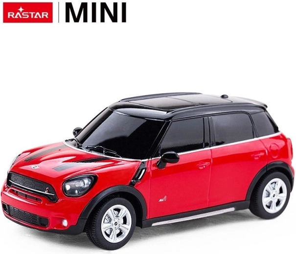 Rastar Mini Cooper S Countryman RC-bil 1:24 rød - 1 stk.