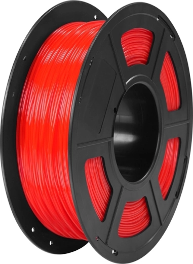 Anycubic TPU filament gennemsigtig rød 1 kg