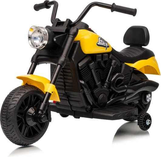Elektrisk børnemotorcykel STAR gul