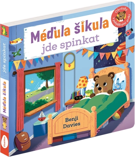 Méďula šikula går i seng – billeder med bevægelige elementer