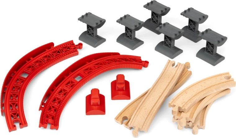BRIO World sæt med stigende kurveskinner