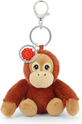 Nøglering/vedhæng til taske orangutang Keeleco 12 cm