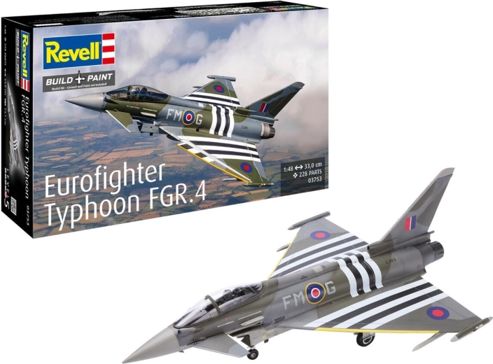 Plastikmodel af flyet Eurofighter Typhoon FGR.4 1:48