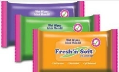 Fresh 'n Soft fugtige håndservietter Classic 15 stk