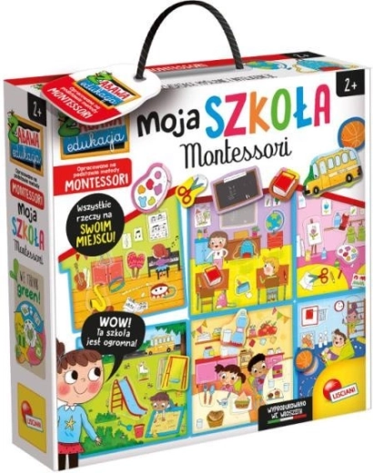 Montessori-spil Min skole