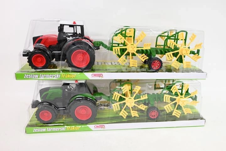 Traktor med landbrugsmaskine – farm-sæt til børn