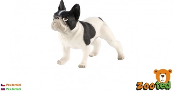 Fransk bulldog – plastfigur 6 cm