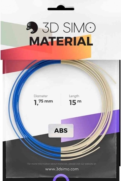 termochromt filament pro 3D-penne og printere – skifter farve fra blå til hvid, 1,75 mm, 15 m