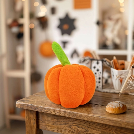 Halloween-græskar i tekstil