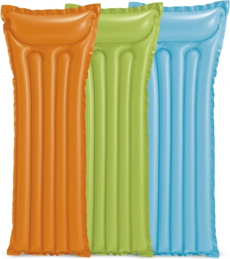 Oppustelig svømmemadras 183 × 69 cm grøn Intex