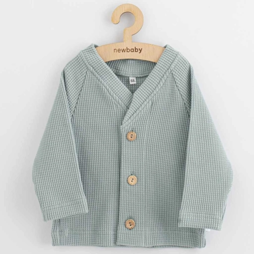 Babycardigan med knapper New Baby Oliver grå 92