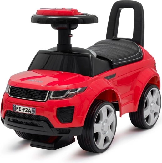 Løbecykel til børn BABY MIX Prime SUV rød med sæde i kunstlæder