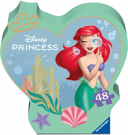 Ravensburger-puslespil med Ariel i gaveæske med 48 brikker