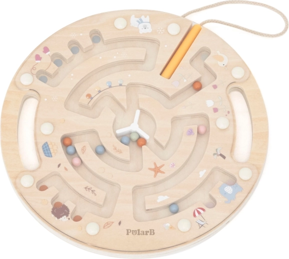 Magnetisk trælabyrint PolarB Viga Toys