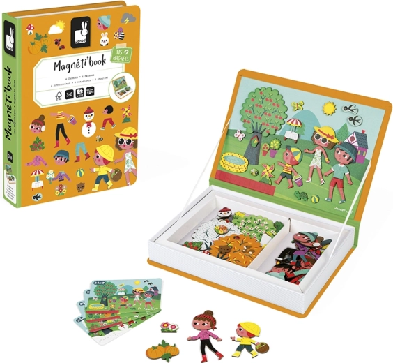 Janod Magnetibook Årstider