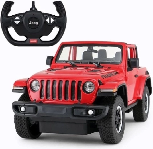 Fjernstyret bil Jeep Wrangler Rubicon 1:14 Rastar – Rød