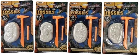 Dinosaurfossil DIY - udgrav din egen skelet
